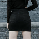 Women's Gothic Irregular Skirts With Chains