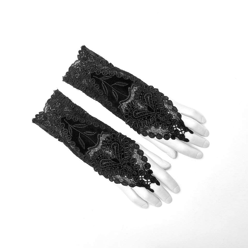 Women's Gothic Jacquard Gloves