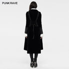 Abrigos ajustados jacquard góticos para mujer