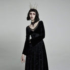 Gargantilla de boda gótica de encaje para mujer