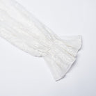 PUNK RAVE Women's Gothic Puff Sleeved Sheer Shirt