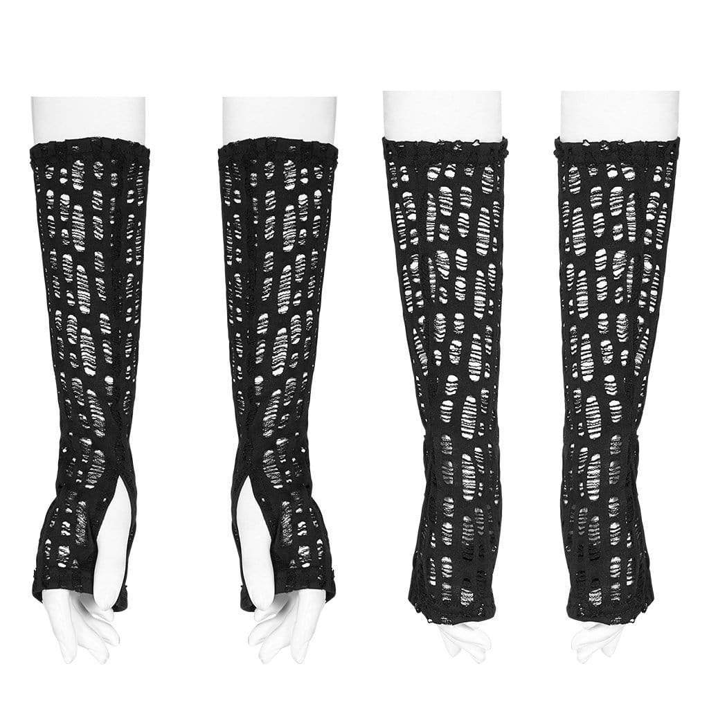 Women's Gothic Ripped Arm Sleeves