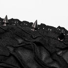 PUNK RAVE Damen Gothic Ripped Neckholder Tank Top