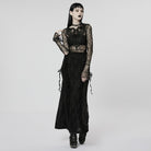 PUNK RAVE Damen Gothic Ripped Wickelrock