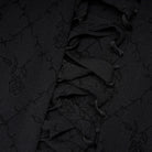 PUNK RAVE Women's Gothic Square Collar Flare Sleeved Lace Maxi Dress Wedding Dress