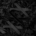 Vestido lencero gótico con volantes y tiras para mujer de Punk Rave