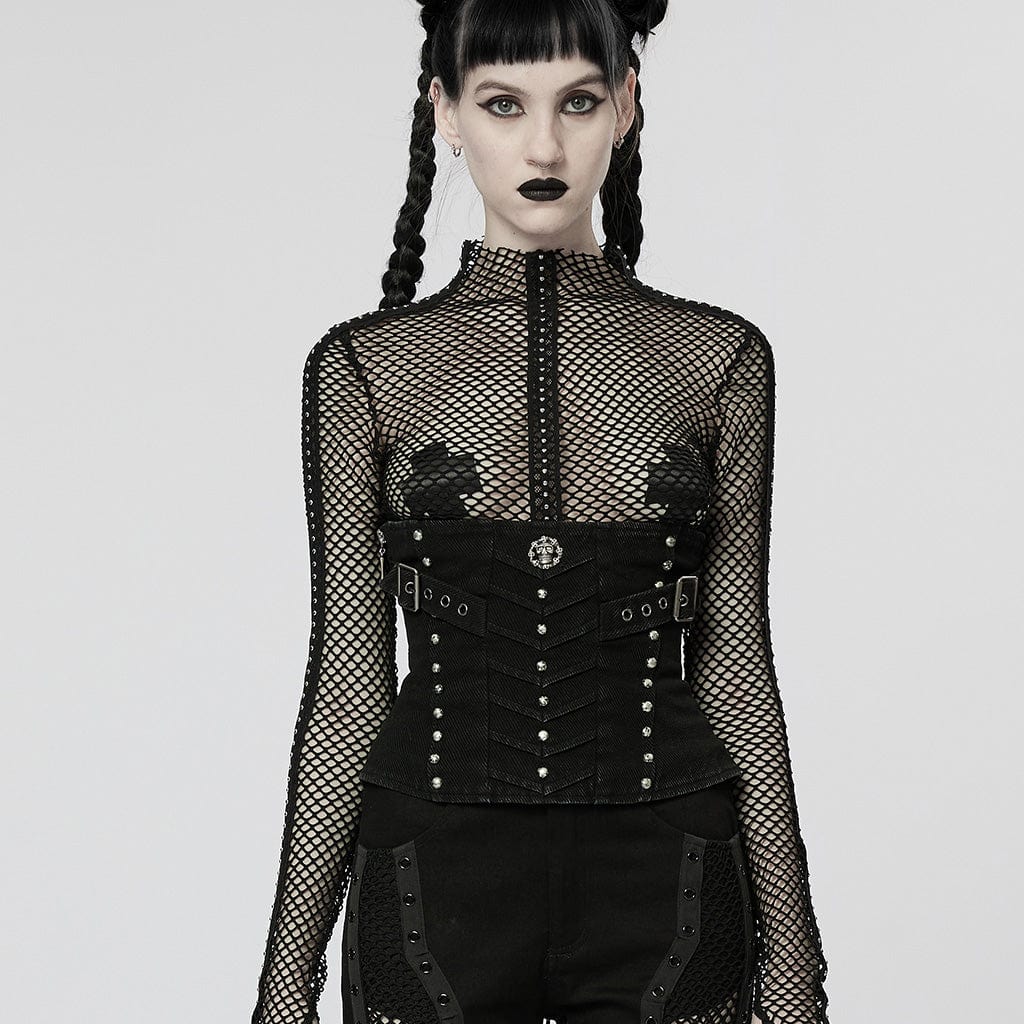 Women's Gothic Cutout Lace Underwear – Punk Design