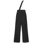 Women's Gothic Strappy Splicing Mesh Straight Pants