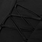 Punk Rave Women's Gothic Toned Horn Sleeved Off Shoulder Shirt