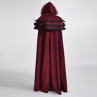 Women's Gothic Woolen Hooded Maxi Coat