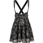 Punk Rave Women's Grunge Cat Printed Chiffon Suspender Skirt Slip Dress