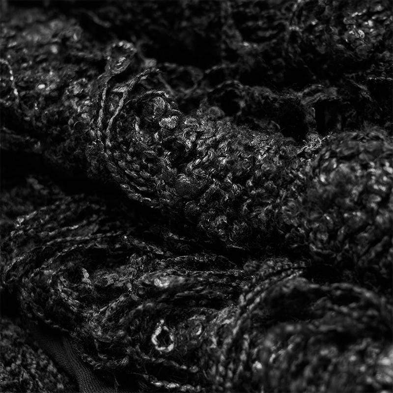 Women's Grunge Dark Coil Loosed Sweaters