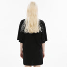 Punk Rave Women's Grunge Faceless Cat Casual Tee