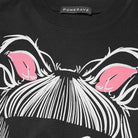 Punk Rave Women's Grunge Faceless Cat Casual Tee