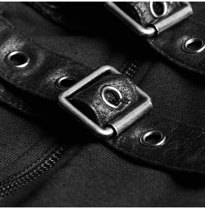 Women's Military Hooded Asymmetric Knitted Coat With Belt