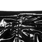 Punk Rave Women's Plus Size Punk Military Style Lacing-up Patent Leather Wraped Skirt