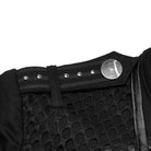 Punk Rave Women's Plus Size Punk Military Style Side Zip Long Sleeved Dress