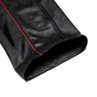 Punk Rave Women's Plus Size Punk Side Zip Faux Leather Leggings