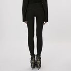 PUNK RAVE Women's Punk Chain Printed Leggings