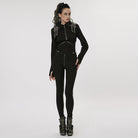 PUNK RAVE Women's Punk Chain Printed Leggings