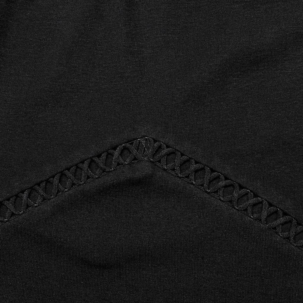 PUNK RAVE Women's Punk Cutout Splice Mesh Tank Top