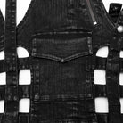 PUNK RAVE Women's Punk Distressed Detachable Skirt