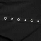 PUNK RAVE Women's Punk Eyelet Leggings with Faux Leather Leg Warmers