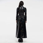 Chaqueta larga de piel sintética estilo punk para mujer de Punk Rave