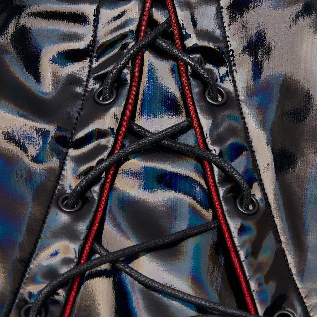 Punk Rave Women's Punk Faux Leather Long Jacket