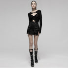 Punk Rave Women's Punk Industrial Style A-line Short Skirt