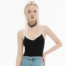 Punk Rave Women's Punk Plunging Tank Top