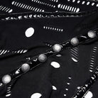 PUNK RAVE Women's Punk Ripped Mesh Cape