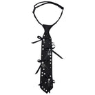 PUNK RAVE Women's Punk Rivets Bowknot Necktie