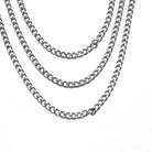 PUNK RAVE Damen Punk Schlangenhaut Kunstleder Halskette mit Kette