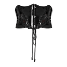 PUNK RAVE Women's Punk Strappy Patent Leather Belt