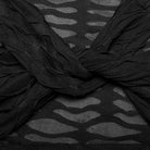 PUNK RAVE Damen Punk Twining Ripped Crop Top