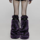 PUNK RAVE Women's Punk Woolen Leg Warmers
