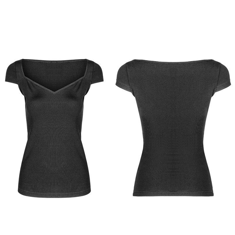Women's Short Fitted Punk Top