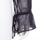 RNG Damen Gothic Tief ausgeschnittenes Rüschen-Spitzenhemd