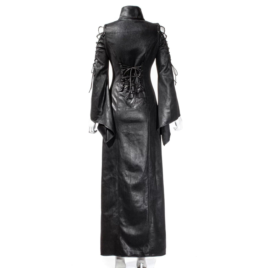 RNG Women's Gothic Strappy Off Shoulder Split Dress