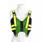 RNG Women's Grunge Contrast Color Buckle Vest Green