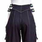 RNG Damen Grunge Cutout Straps Hose Grün