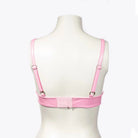 RNG Women's Grunge Strap Patent Leather Bustier