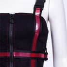 RNG Women's Punk Double Color Mesh Splice Vest Red