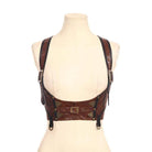 RQ-BL Gothic Lace and Buckle Bustier