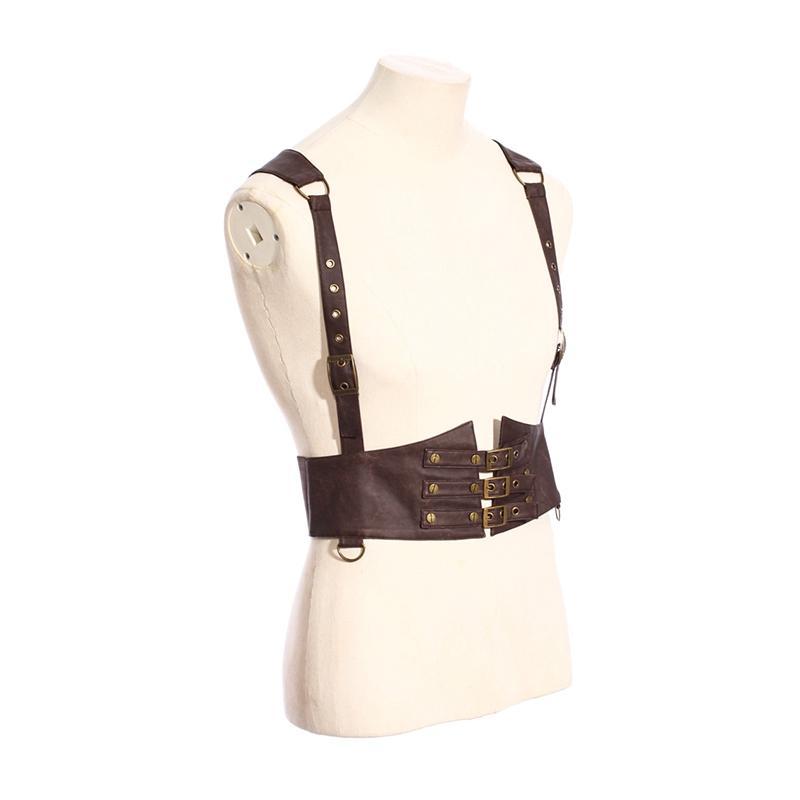 Leather Steampunk Body Harness