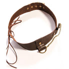 Sombrero de cuero estilo bala steampunk para hombre