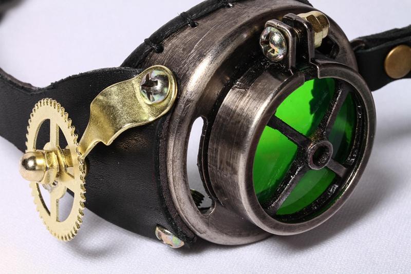 Men's Steampunk Welding Goggles with Gears