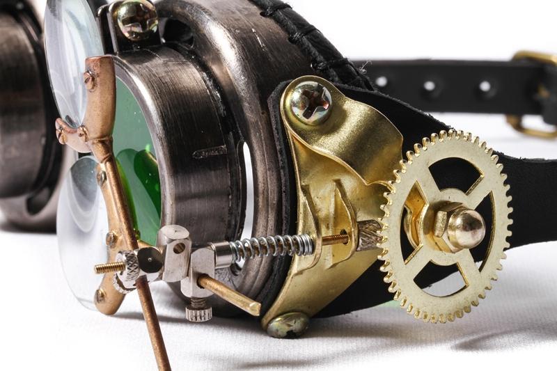 Men's Steampunk Welding Goggles with Gears
