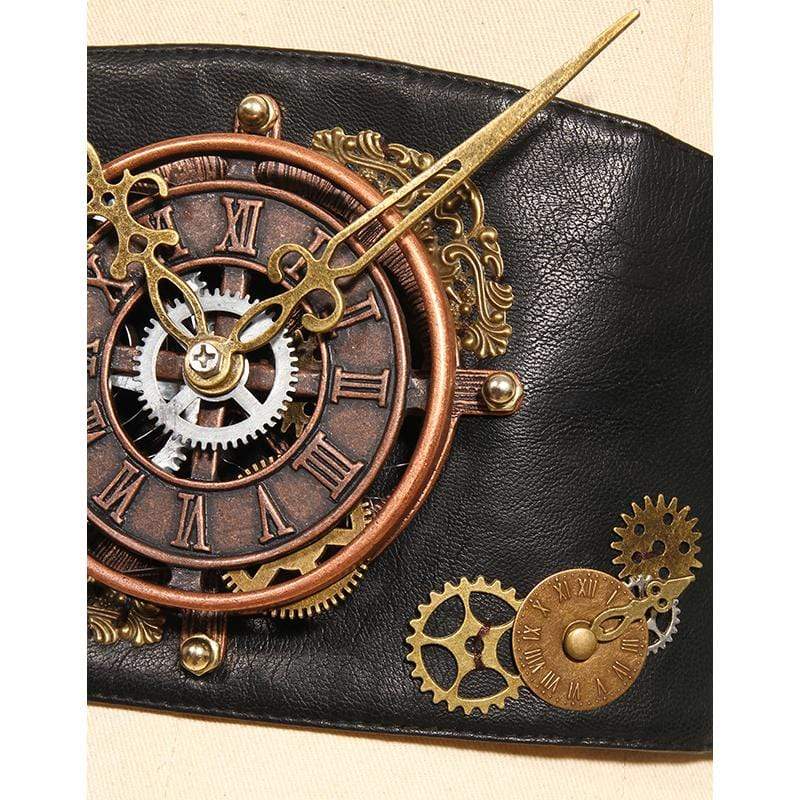 Steampunk Clock part Broad Waist Belt – Punk Design